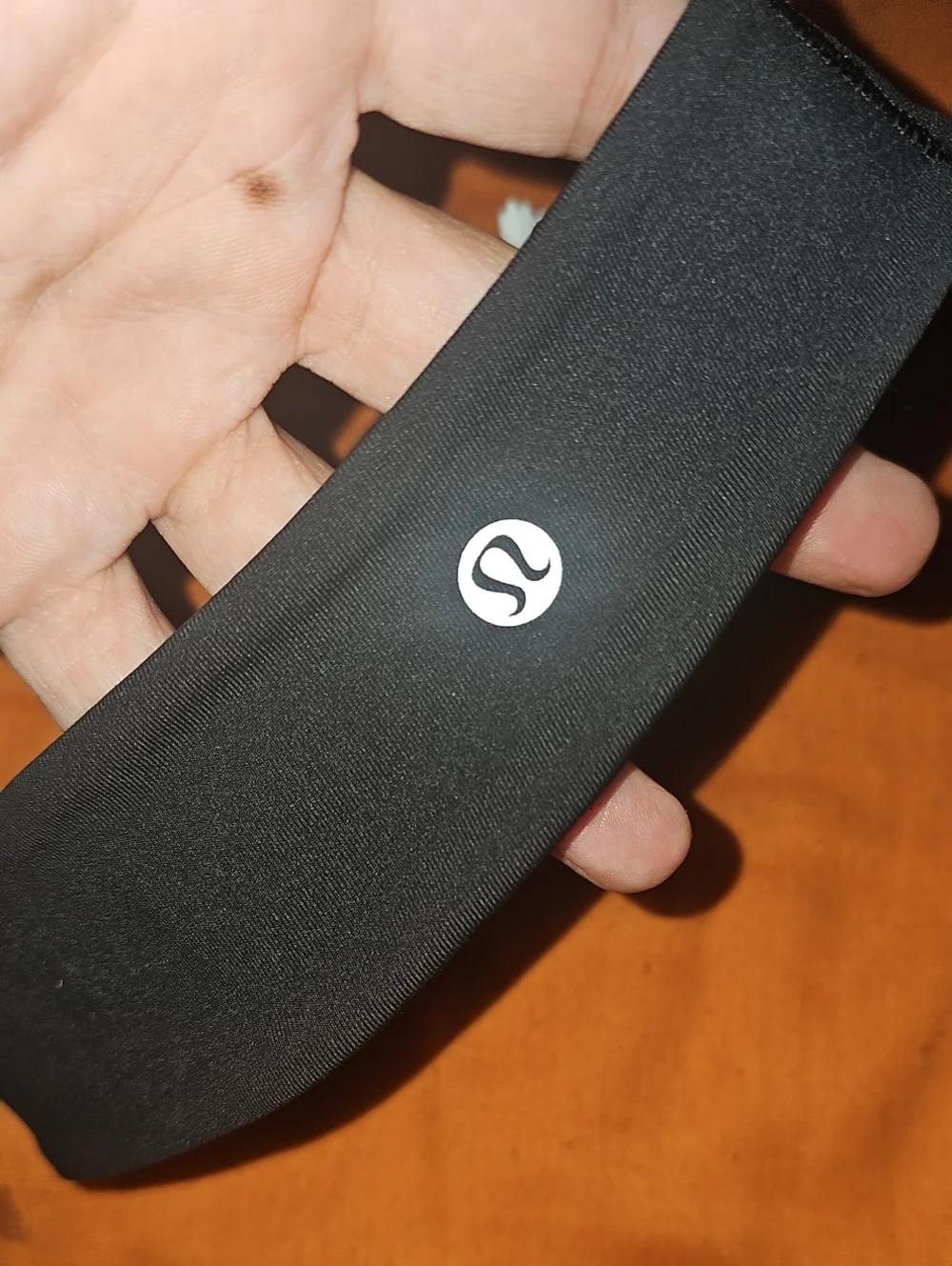 Lululemon LUXTREME Training Headband, One Size!! Black And Silver!